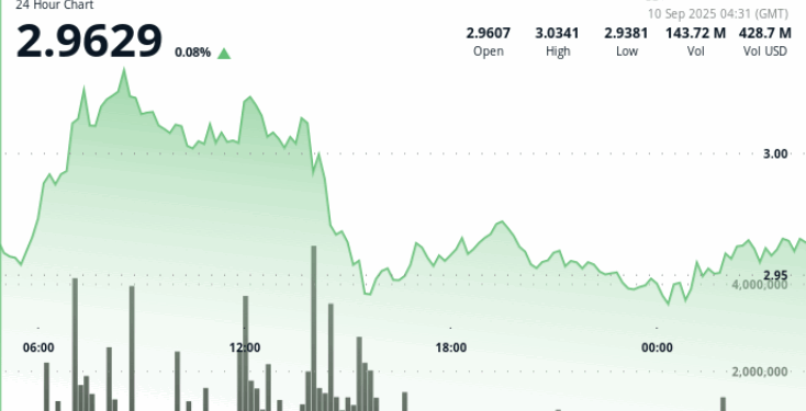 RSI Turns Bullish, Price Turns After Failed Breakout Above $3