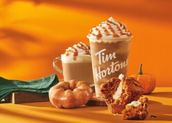Pumpkin Spice season and a new fall menu have arrived at Tims Hortons U.S.