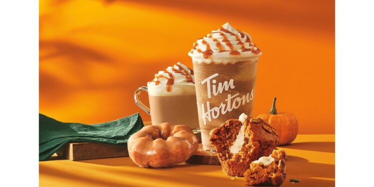 Pumpkin Spice season and a new fall menu have arrived at Tims Hortons U.S.