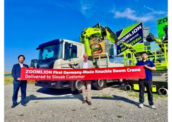 Zoomlion Delivers its First Germany-Made Knuckle Boom Crane, Strengthening European Localization Strategy