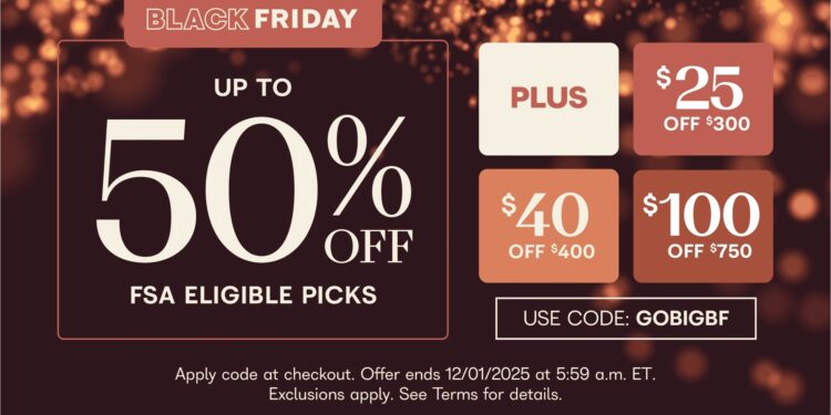 FSA Store® Announces Black Friday Deals to Help Consumers Maximize Flexible Spending Account (FSA) Funds Before the December 31 Use-it-or-lose-it Deadline